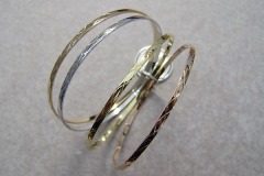 Bracciale in Oro 4 colori: Rosa, Bianco, Giallo e Rosso
